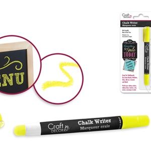 Chalk Writer Blister-Carded Neon Yellow